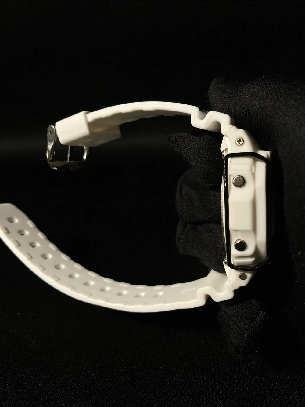 White and Black G Shock Dw5600